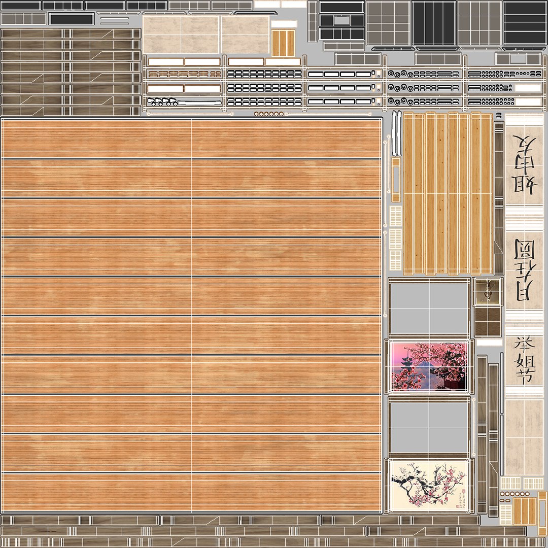 Dojo Interior 3D - TurboSquid 2273071