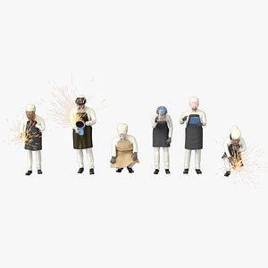 worker spark 3D model