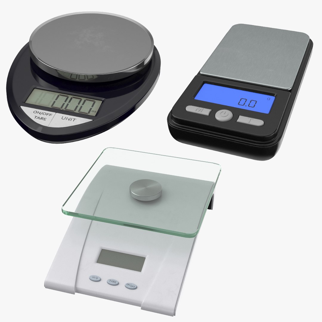 Drug scale Stock 3D asset