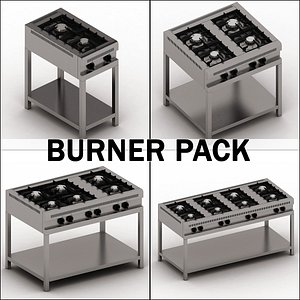 pack burner 3d max