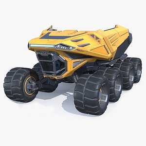 Sci-fi Dump Truck Rover Concept