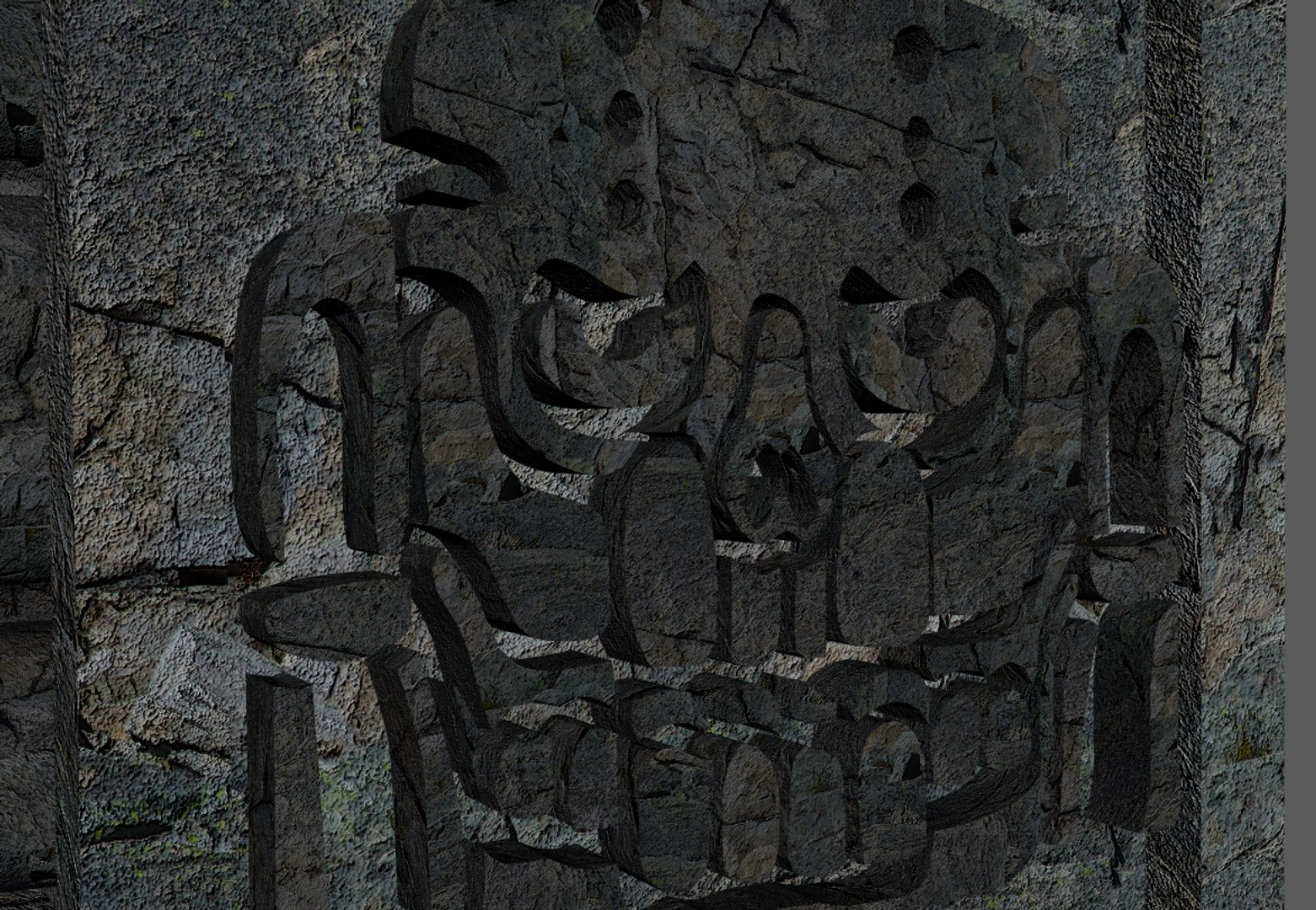 Cube Aztec Artifact Obj Free