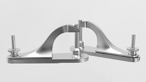 Gomco Circumcision Clamp 3D model