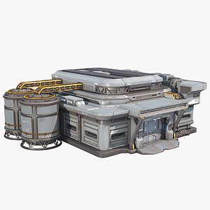 Sci-fi Building Facility PBR