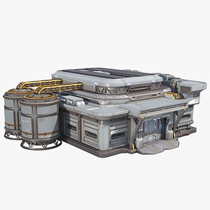 Sci-fi Building Facility PBR