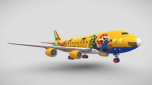 3D Super Mario Airplane - Galaxy Air - Mario Kart 8