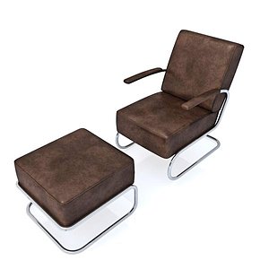 3d model armchair chair group