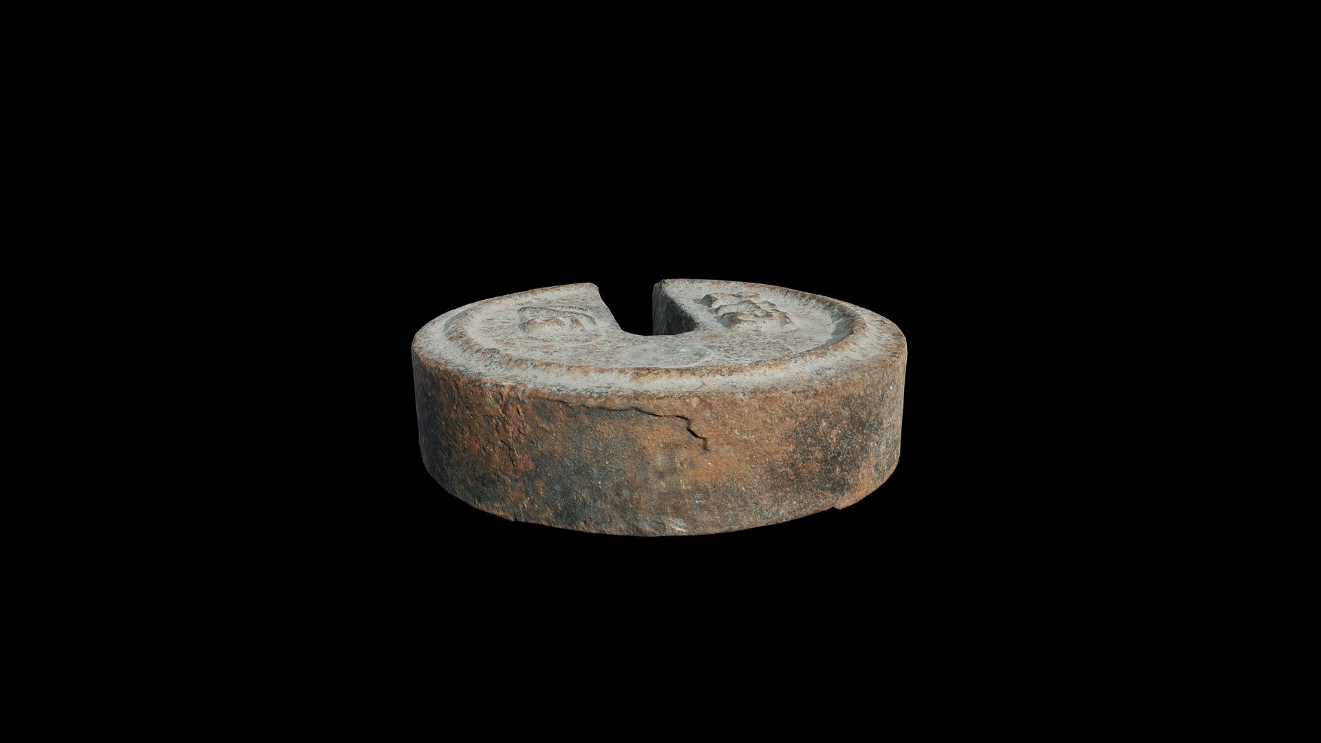 3D Anydrafts Rusty Metal Weight 03 - TurboSquid 2323045