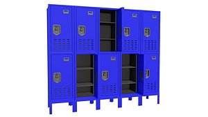 3D chool Gym Locker