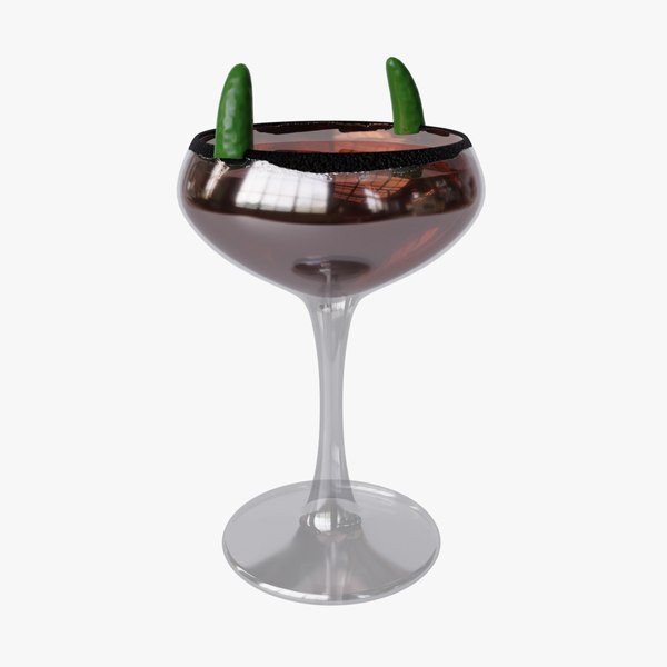 chili cocktail 3D model