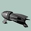 Flash Gordon Retro Sci Fi 1930"s Space Ship Sparky
