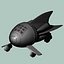 Flash Gordon Retro Sci Fi 1930"s Space Ship Sparky
