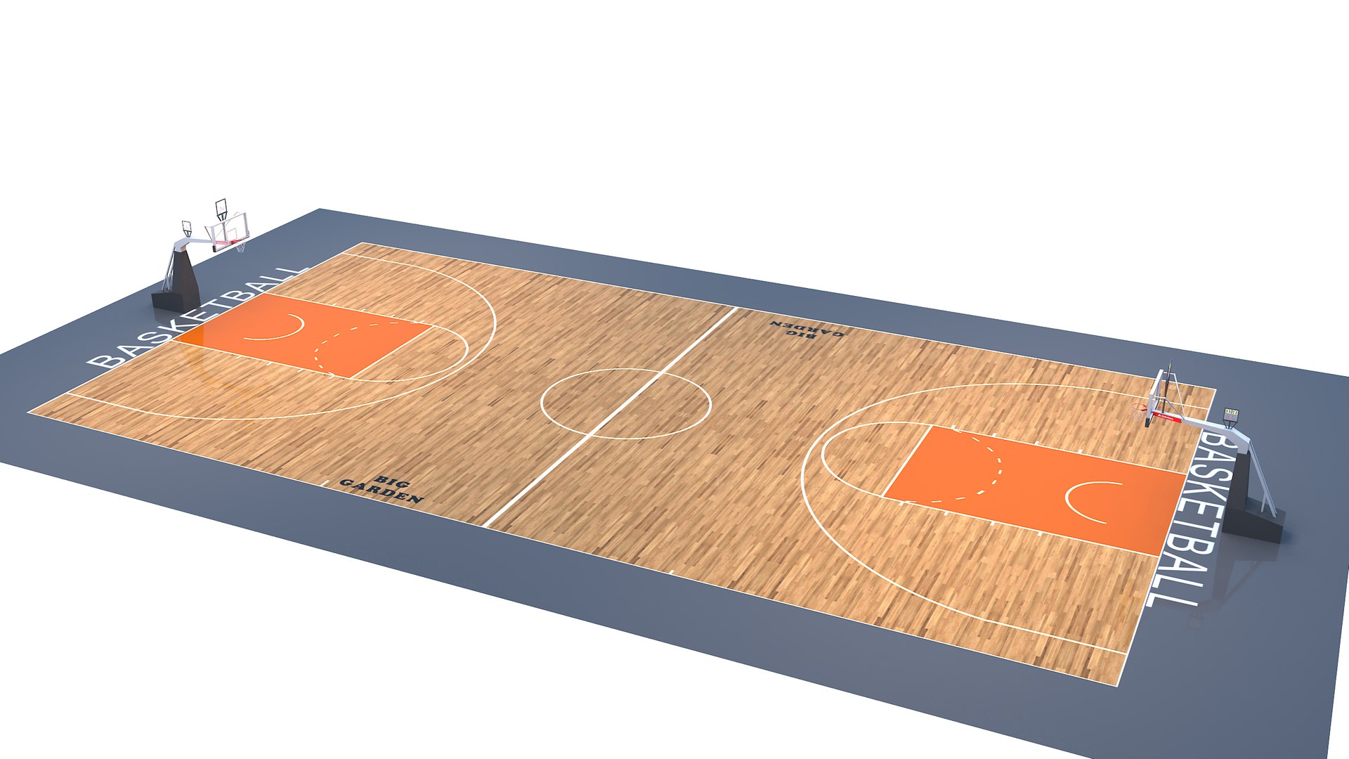 Basketball Basket Ball Model - TurboSquid 1584519