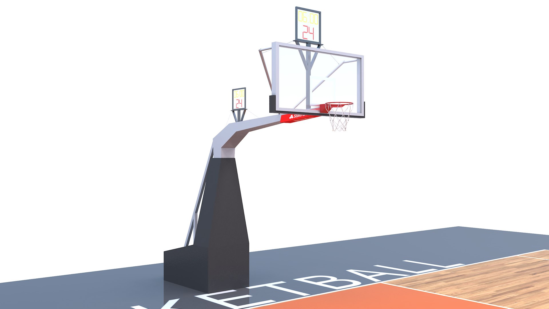Basketball Basket Ball Model - TurboSquid 1584519
