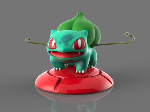 bulbasaur는 조형 준비가되어있다. 3D 모델 - TurboSquid 1262402