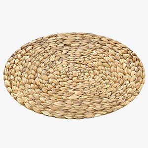 Handwoven Rattan Coaster Holder Soare
