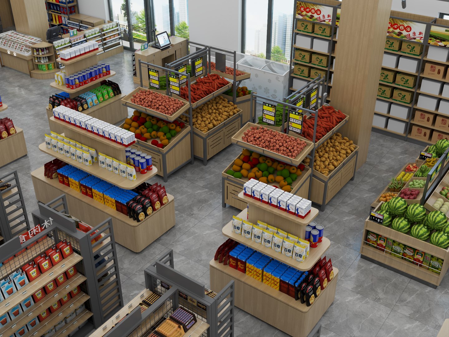 3D Modern Supermarket Interior with Produce Aisles https://p.turbosquid.com/ts-thumb/JL/hND1gP/UI/supermarket10/png/1784381266/1920x1080/fit_q87/d15d467e751ab92306547e72e5b24ac45c0e3f64/supermarket10.jpg