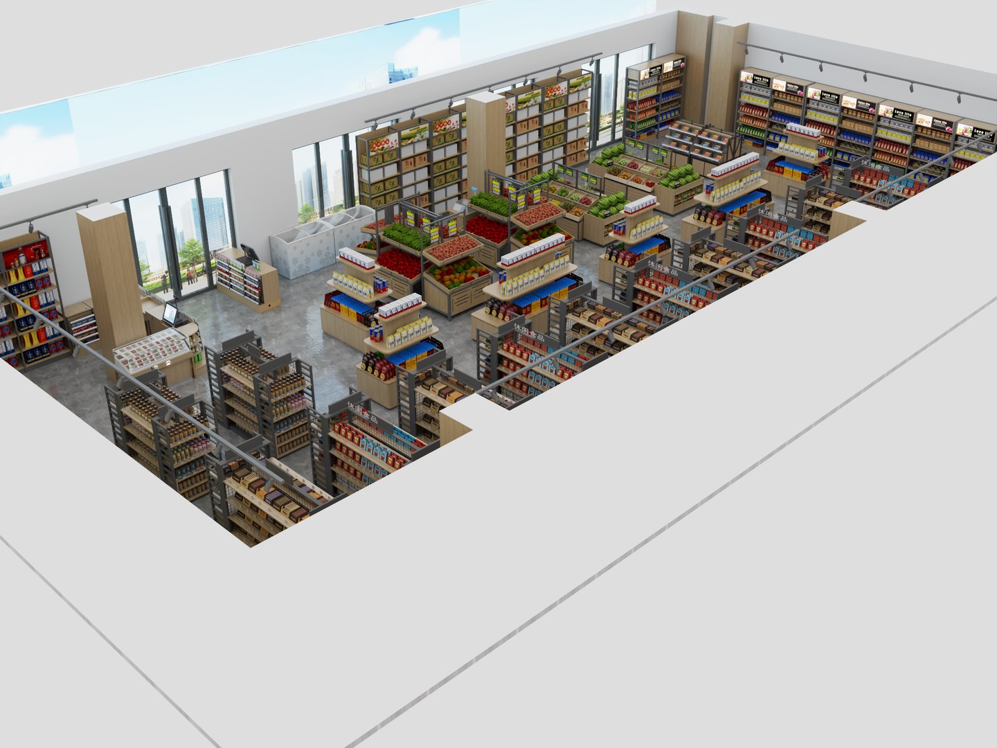 3D Modern Supermarket Interior with Produce Aisles https://p.turbosquid.com/ts-thumb/JL/hND1gP/cO/supermarket13/png/1784381301/1920x1080/fit_q87/a81386a72f86288fb21a0170703ddd97ad82f7e8/supermarket13.jpg