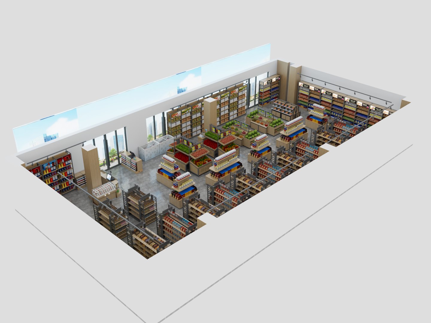 3D Modern Supermarket Interior with Produce Aisles https://p.turbosquid.com/ts-thumb/JL/hND1gP/lv/supermarket1/png/1784381175/1920x1080/fit_q87/d8fcbc5e9c56289153b3a7f3278754e652901b4c/supermarket1.jpg