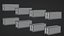 CARGO CANTINERS GAME READY 3D model