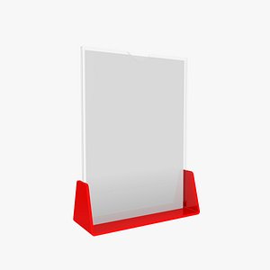 3D model holder plastic