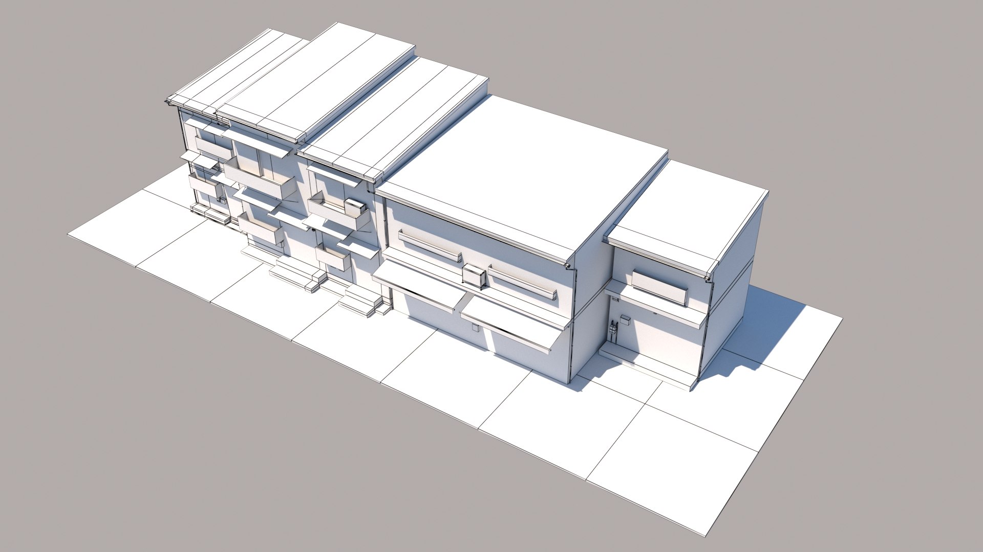 Japanese Buildings Set1 3D Model - TurboSquid 2294551