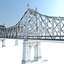 Ponte de Queensboro com bonde da ilha de Roosevelt
