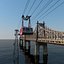 Ponte de Queensboro com bonde da ilha de Roosevelt