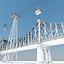 Ponte de Queensboro com bonde da ilha de Roosevelt