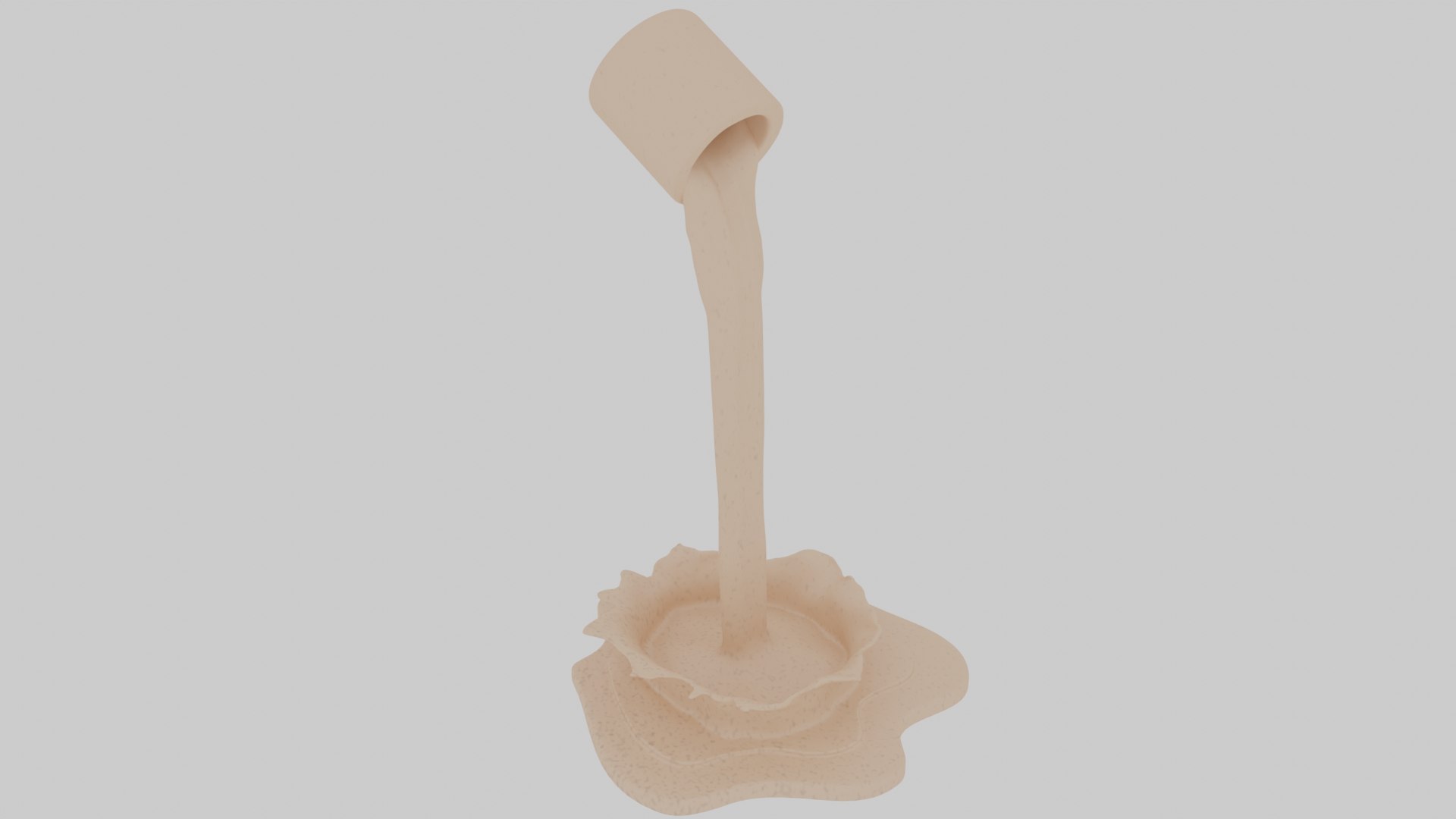 Bucket Splash Art 3D Model - TurboSquid 1944184