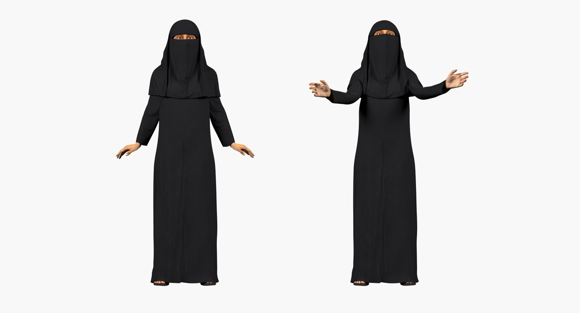 3D arabian woman black abaya https://p.turbosquid.com/ts-thumb/JL/zqXUgZ/RAzgZVco/arabianwomaninblackabayariggedcinema4d3dmodel04/jpg/1495551188/1920x1080/fit_q87/539cf54265586f873f37b67b3c196b336e4b1148/arabianwomaninblackabayariggedcinema4d3dmodel04.jpg