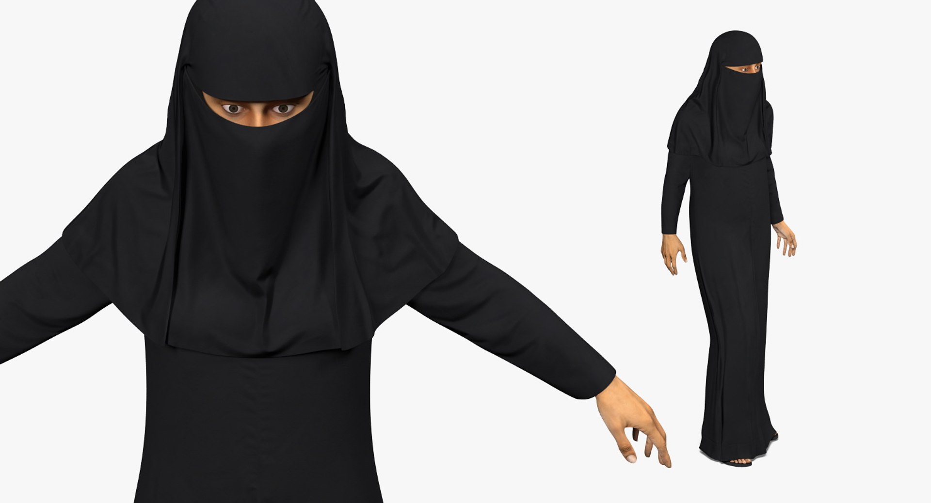 3D arabian woman black abaya https://p.turbosquid.com/ts-thumb/JL/zqXUgZ/Rv2tGDGo/arabianwomaninblackabayariggedcinema4d3dmodel09/jpg/1495551189/1920x1080/fit_q87/b5b8eaa59c6a14d5a5d60af5b25b4ec29601a3ec/arabianwomaninblackabayariggedcinema4d3dmodel09.jpg