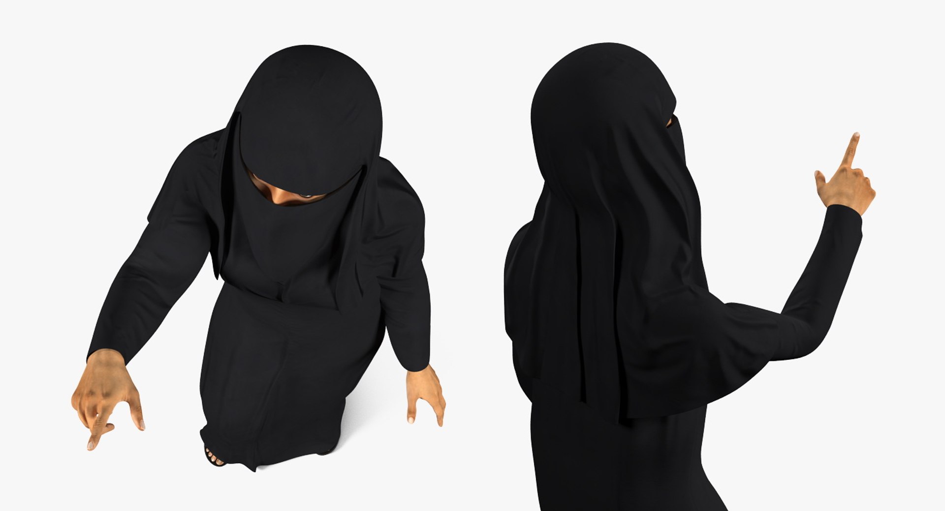 3D arabian woman black abaya https://p.turbosquid.com/ts-thumb/JL/zqXUgZ/kMW554m6/arabianwomaninblackabayariggedcinema4d3dmodel08/jpg/1495551189/1920x1080/fit_q87/3165007e288916cf9f5dd4212b5af1da775e39dc/arabianwomaninblackabayariggedcinema4d3dmodel08.jpg