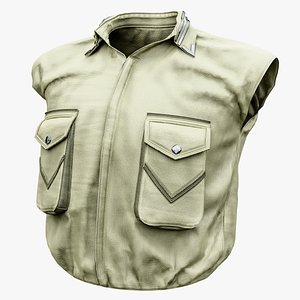 Fishing Vest 3D model