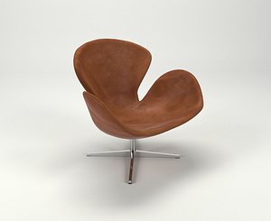 swan chair 3D