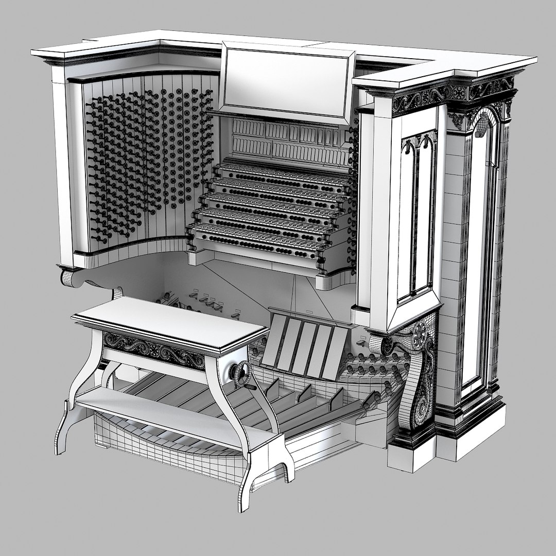3d Organ Keyboard