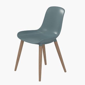 3D Gronsta chair indoor outdoor grey-turquoise pbr