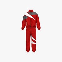 3D Tracksuit Jacket Sweatpant