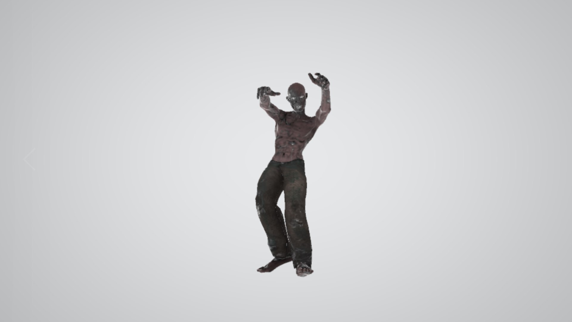 Male Zombie Rigged 3D Model TurboSquid 1869918