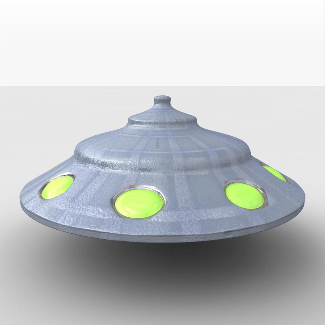 3d ufo spacecraft spaceship model