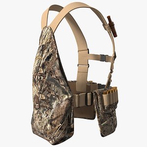Strap Vest for Duck Hunting 3D model