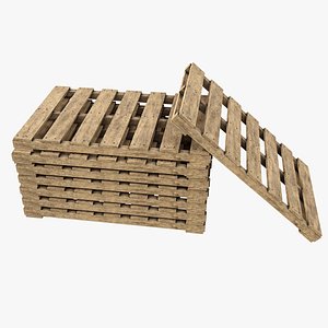 Wooden Pallet 3D model