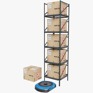 3D Warehouse Robot Generic All PBR Unity UE Textures