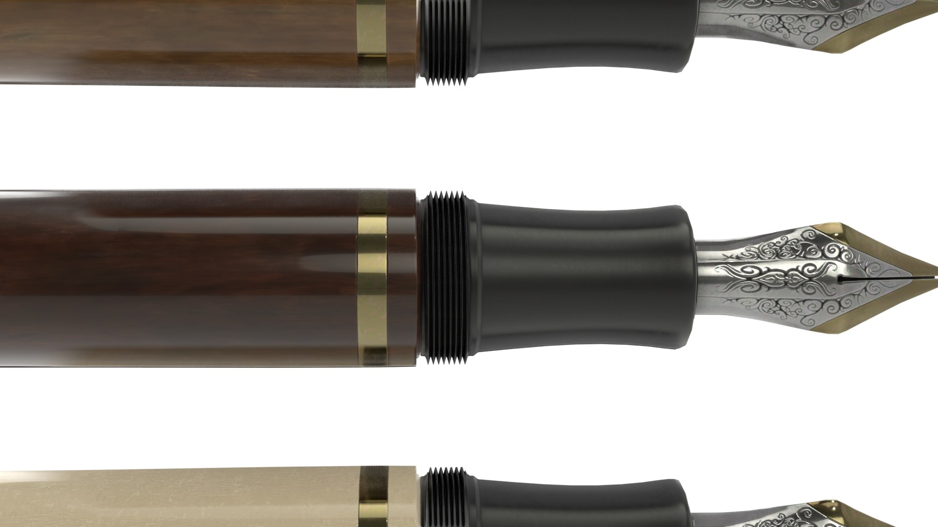 3D luxury fountain pen materials model https://p.turbosquid.com/ts-thumb/JM/aA45hj/J0HbyTBy/preview27/jpg/1565294247/1920x1080/fit_q87/95e5eb35c04c935999693b93bf5f72be50742551/preview27.jpg