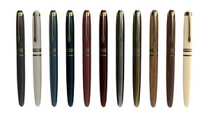 3D luxury fountain pen materials model