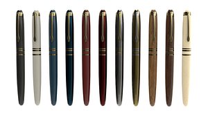 Fountain Pen With PBR Materials