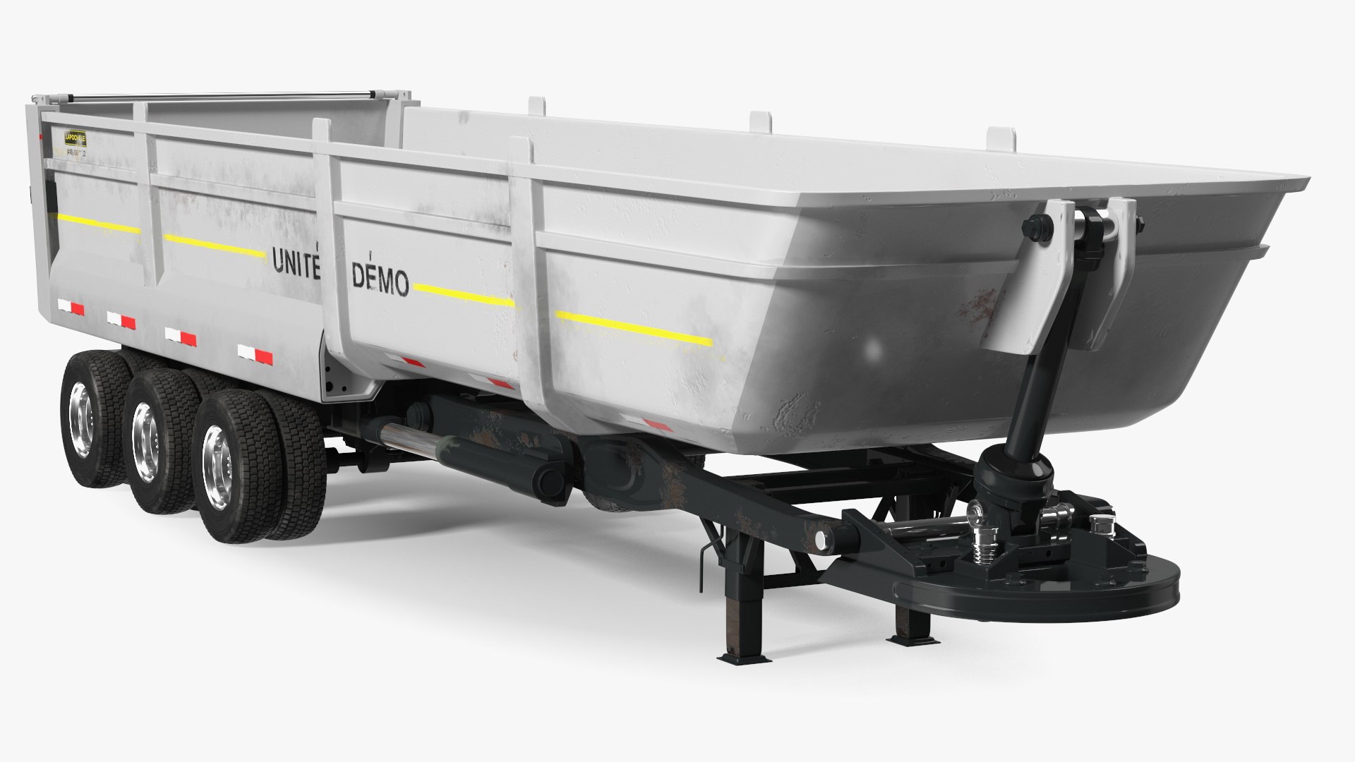 End Dump Trailer 3D model preview