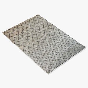 3d model amara rug moroccan 9055