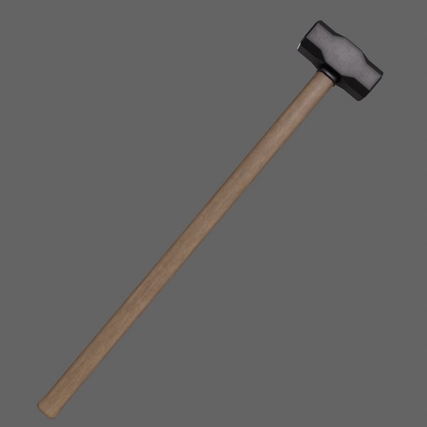 PBR Sledge Hammer V1a 3D model