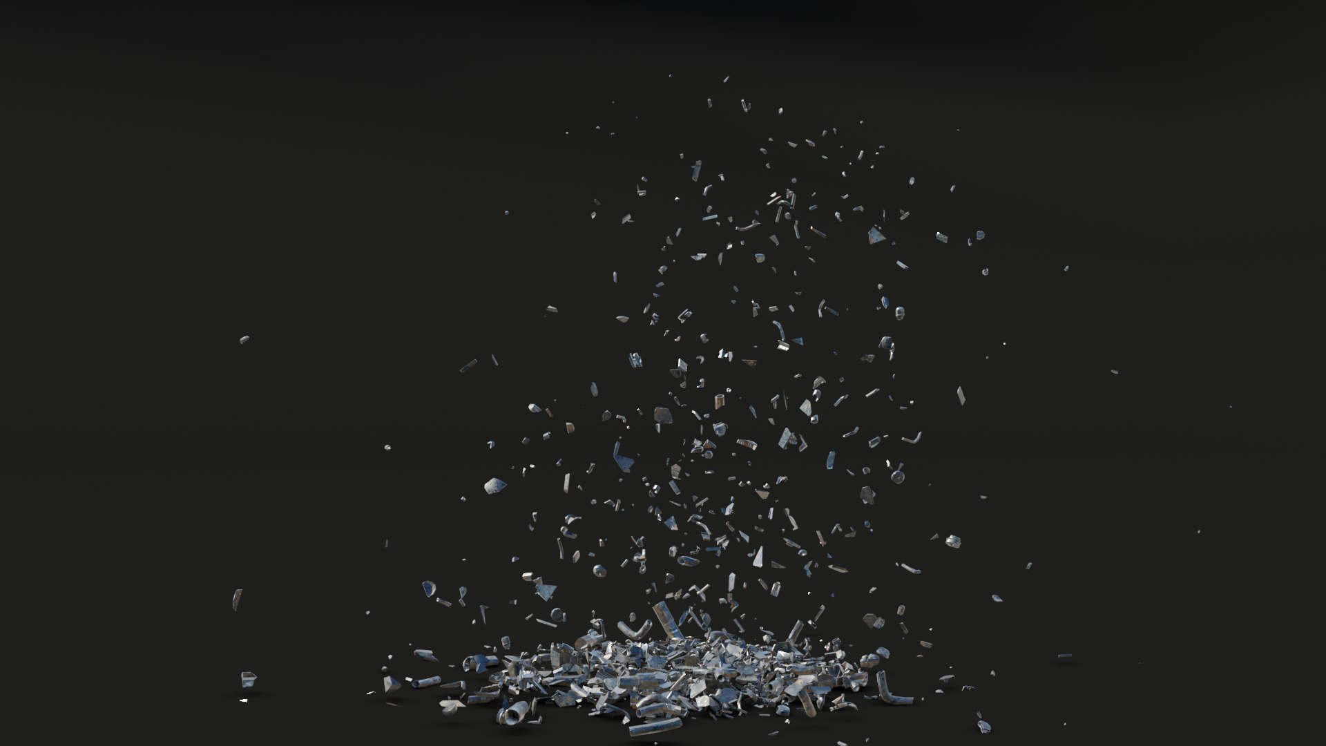 Animated Metal Explode Upward Sharp 3D Model - TurboSquid 1778135